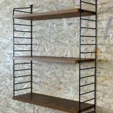 60s-70s Oak String Shelf Module by Kajsa & Nils “Nisse” Strinning Sweden