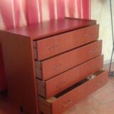 The 1960s teak chest of drawers