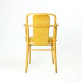 Fauteuil Ton en bois courbé et velours doré, Tchécoslovaquie 1930, 40 disponibles