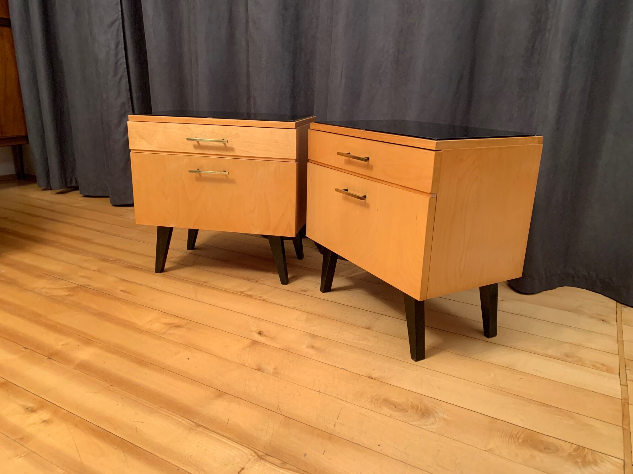 Pair of 1960s bedside tables