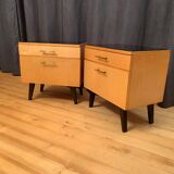Pair of 1960s bedside tables