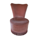 Fauteuil ancien en velour