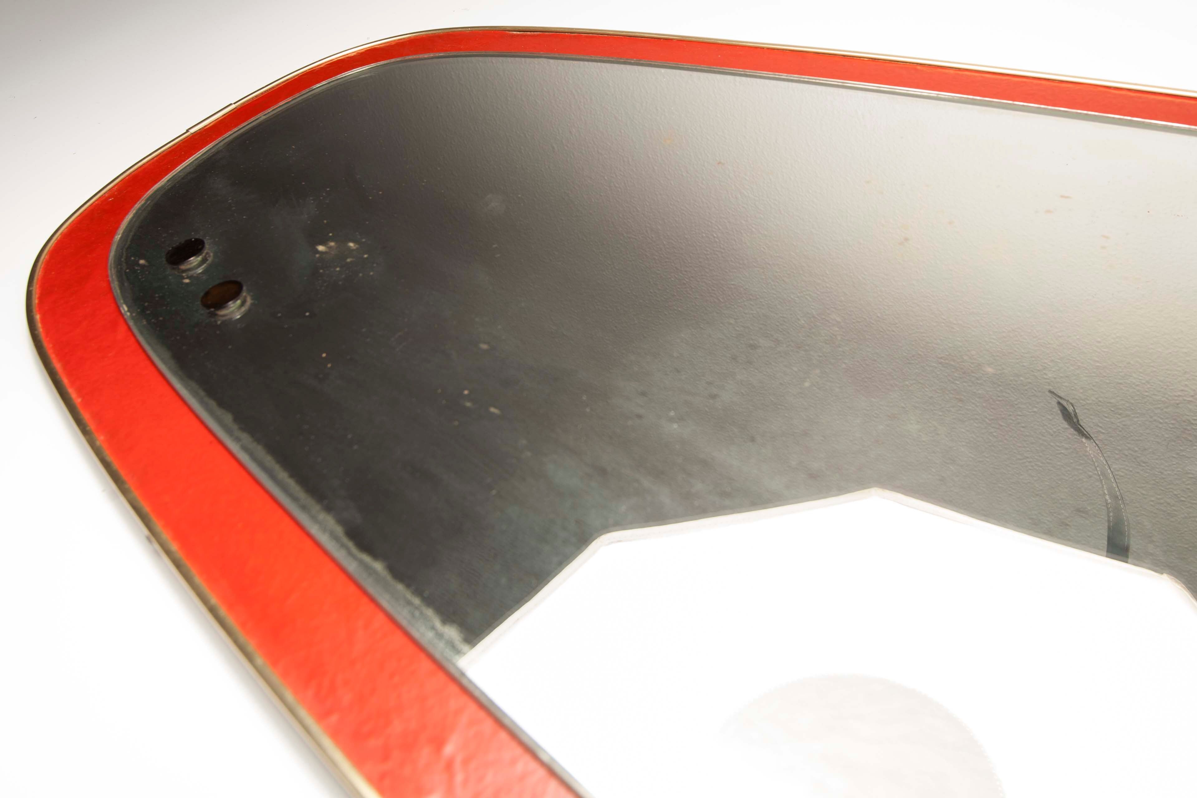 Mirror symmetrical 60's Red 82x37cm
