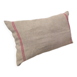 Vintage cushion made from old tea towels