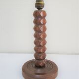 Solid wood lamp foot "diamond tip" years 40-50