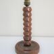 Solid wood lamp foot "diamond tip" years 40-50