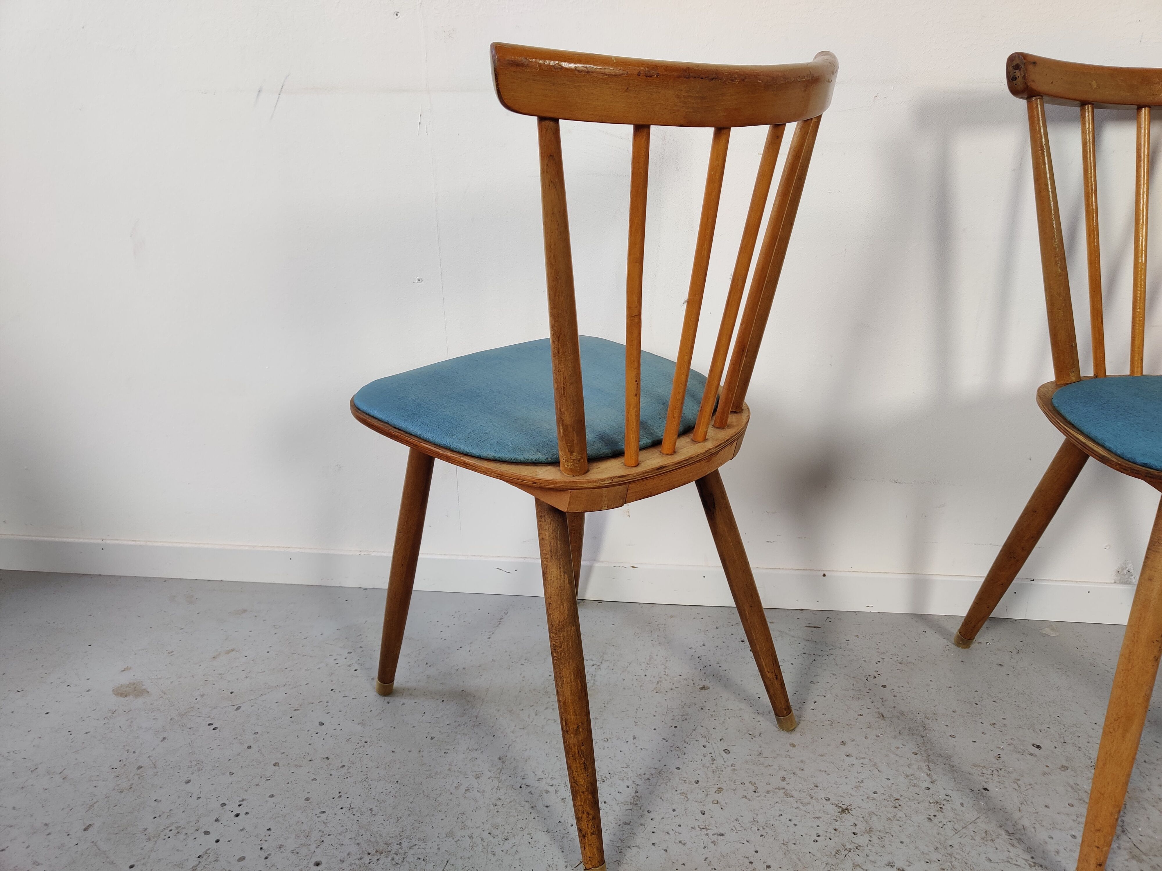 6 vintage bar bistro chairs, 50s/60s