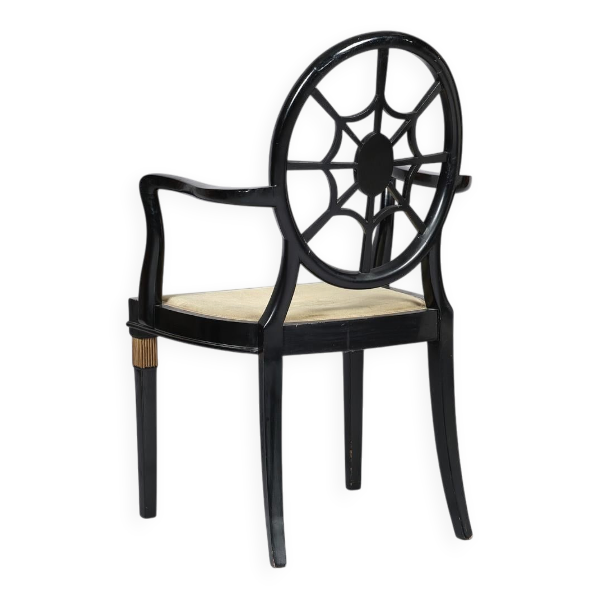 Spiderback chair, similar to a design by Edwin Lutyens, 1930s/40s.