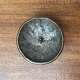 Brutalist Mid-Century Candle Holder in Bronze, 1960s