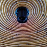 Rattan pendant light, Italy