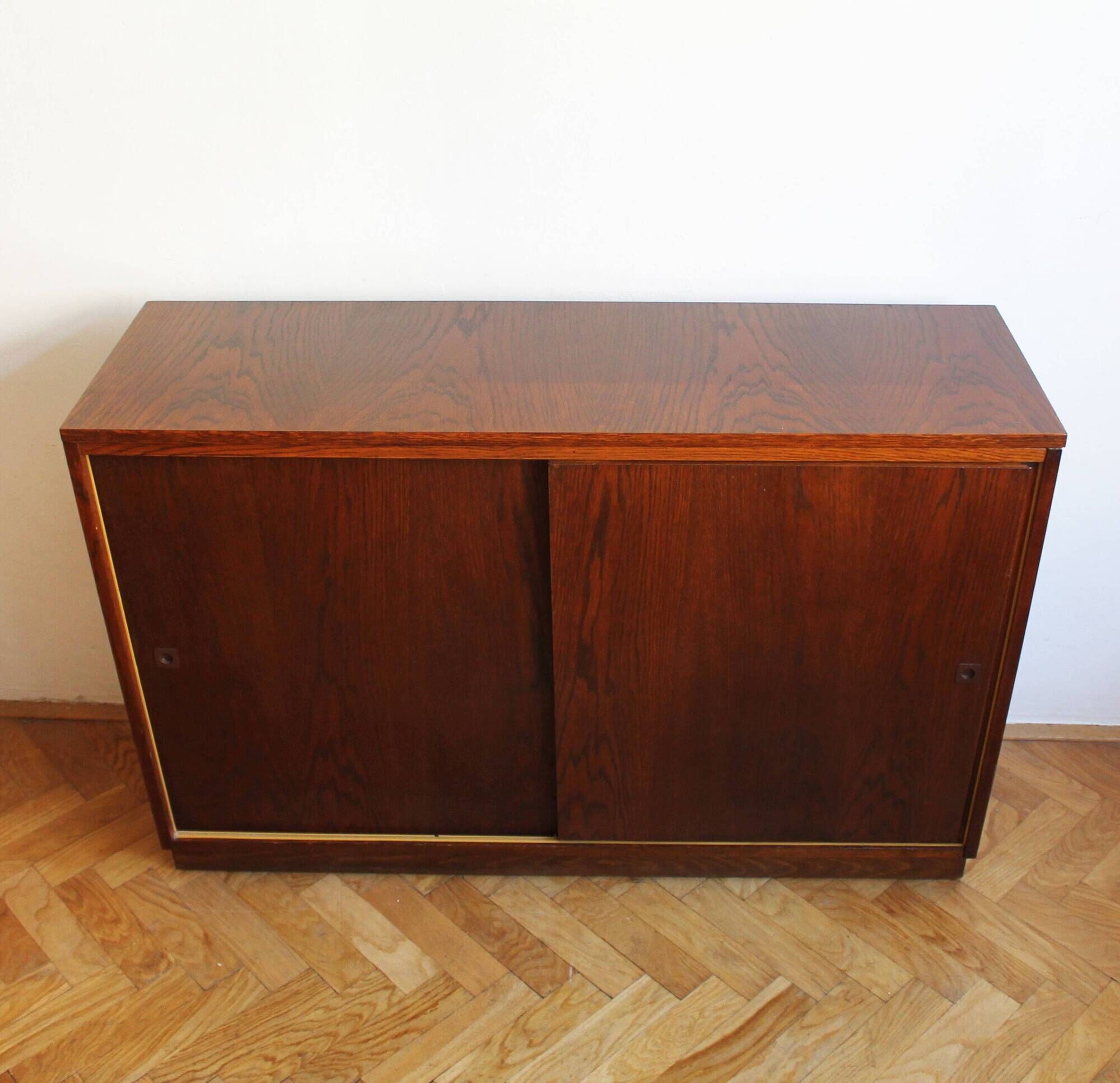 Vintage 1966 Czechoslovak Oak Sideboard by UP Závody