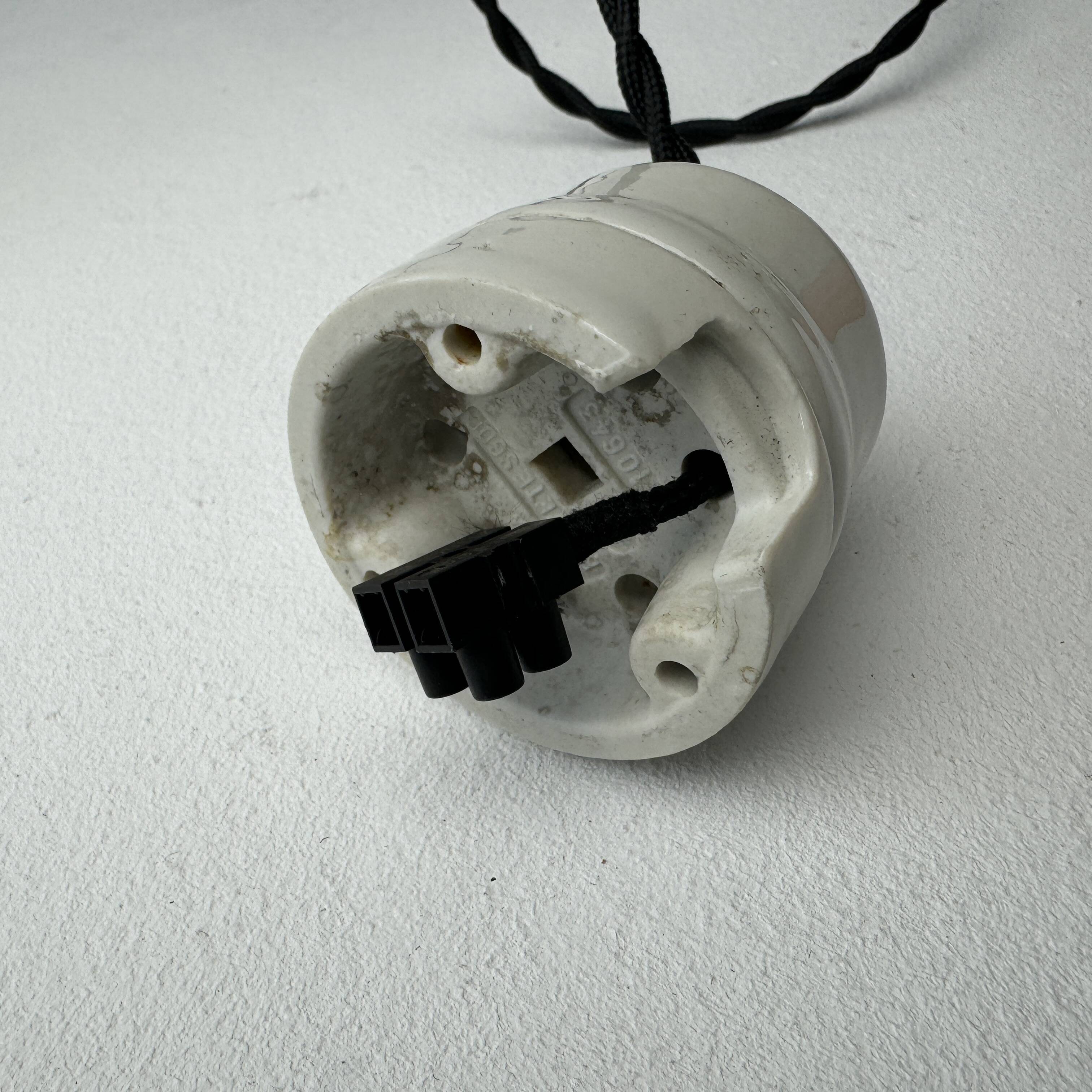 Old vintage aluminum workshop suspension