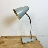 Grey Industrial Gooseneck Table Lamp from Zaos, 1960s
