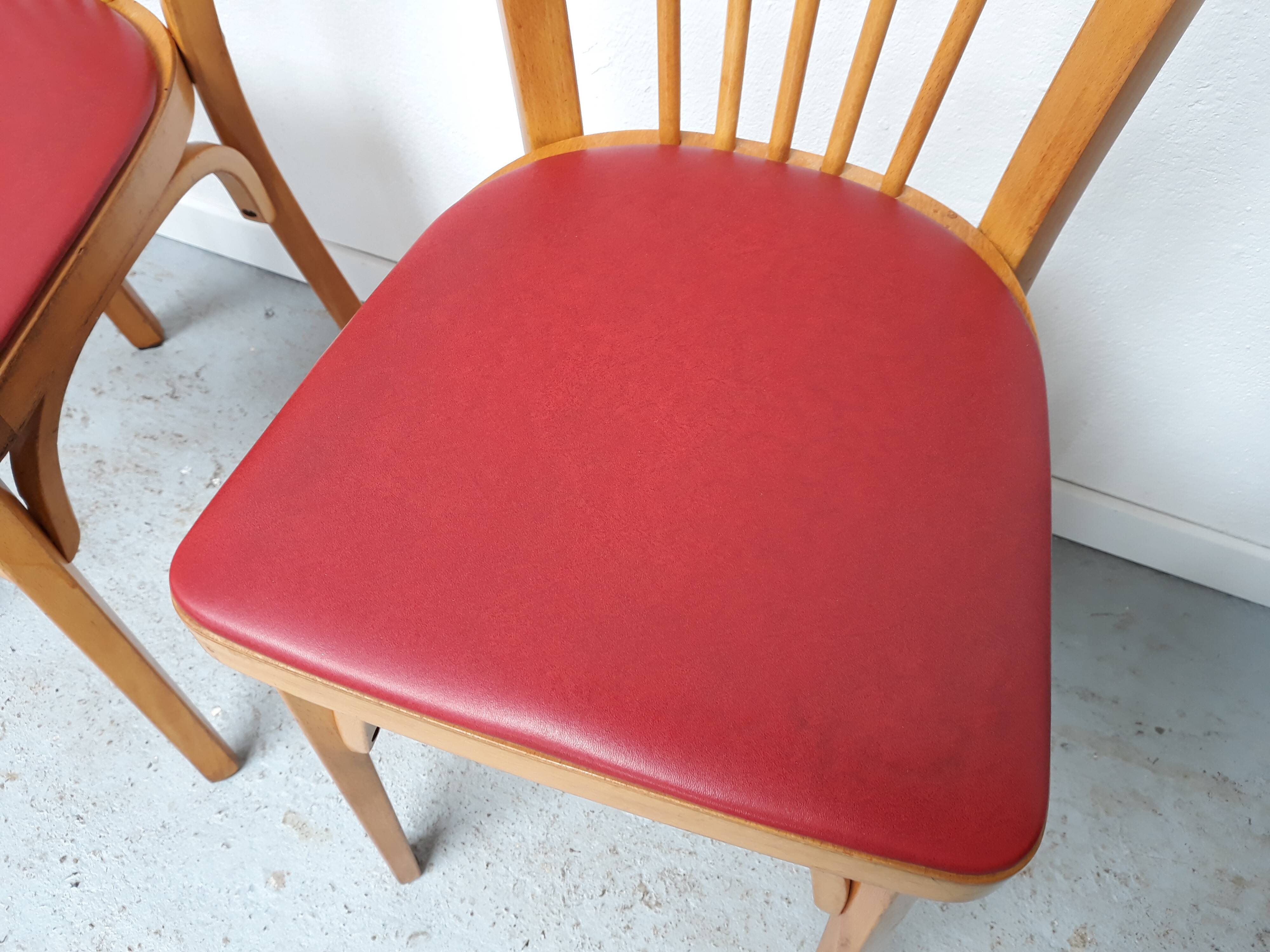 4 vintage bistro chairs Baumann