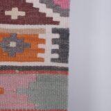 Vintage Turkish rug from Oushak, hand-woven 74x829 cm