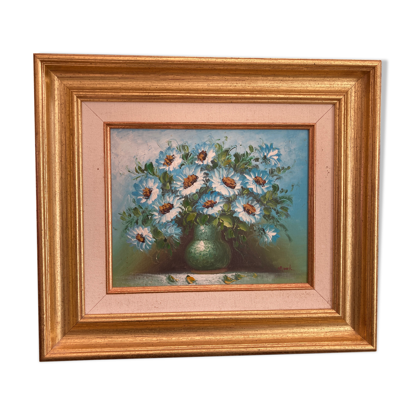 Floral still life painting