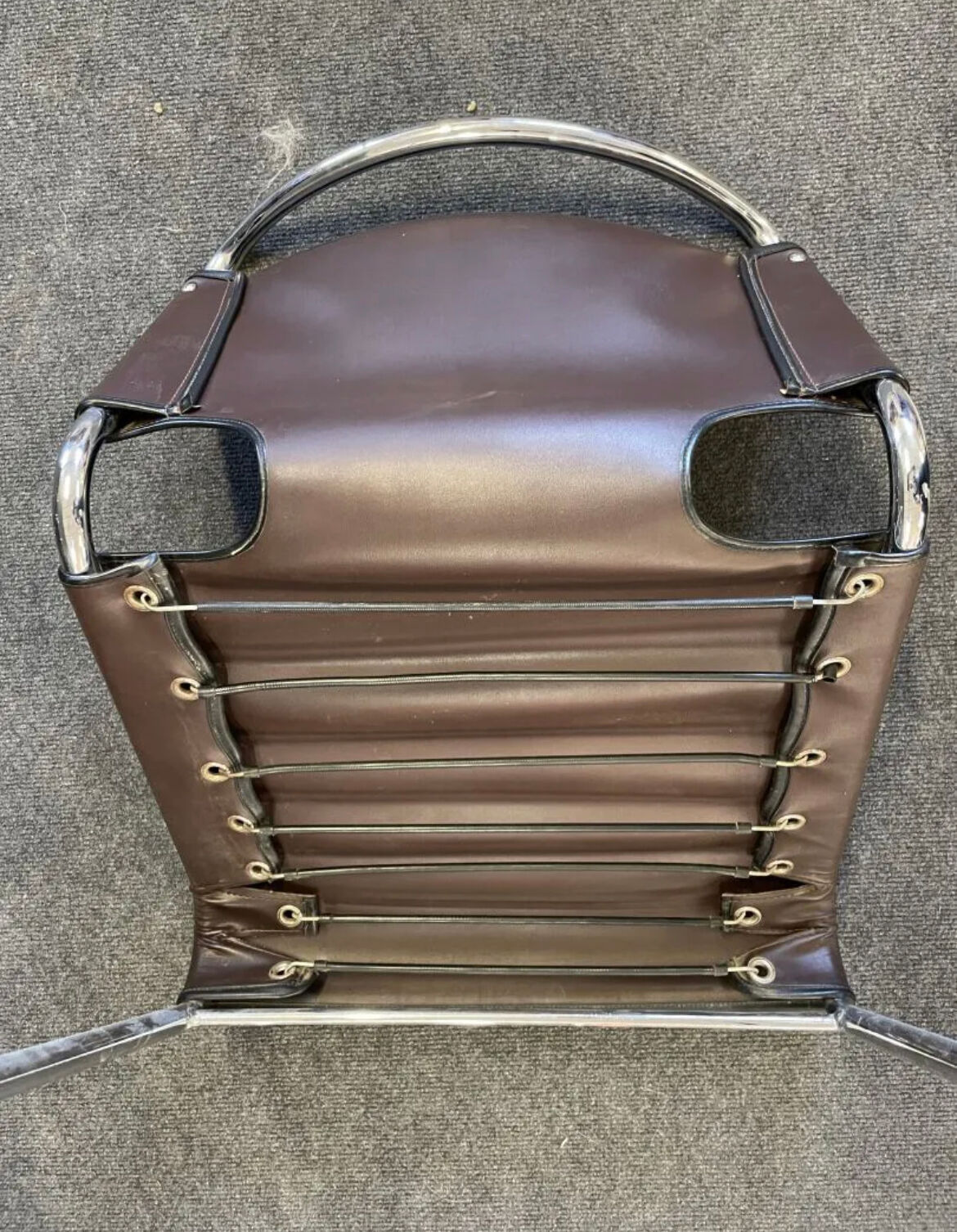 Suite of 8 chairs Pascal Mourgue model Biscia