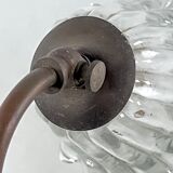 Art Deco, pair of Murano Glass table lamps, taly 1940s