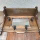 Entrance Wall Coat Door - 4 Forged Iron Patères - Mirror - Vintage Shelf