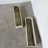 Pair of Modernist Eternity Planters by Willy Guhl