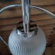 Chandelier suspension support metal chrome deco frosted globe