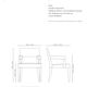 Luxury chair Philippe Hurel black leather
