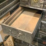 Military establishment - Two metal military mechanic's servants