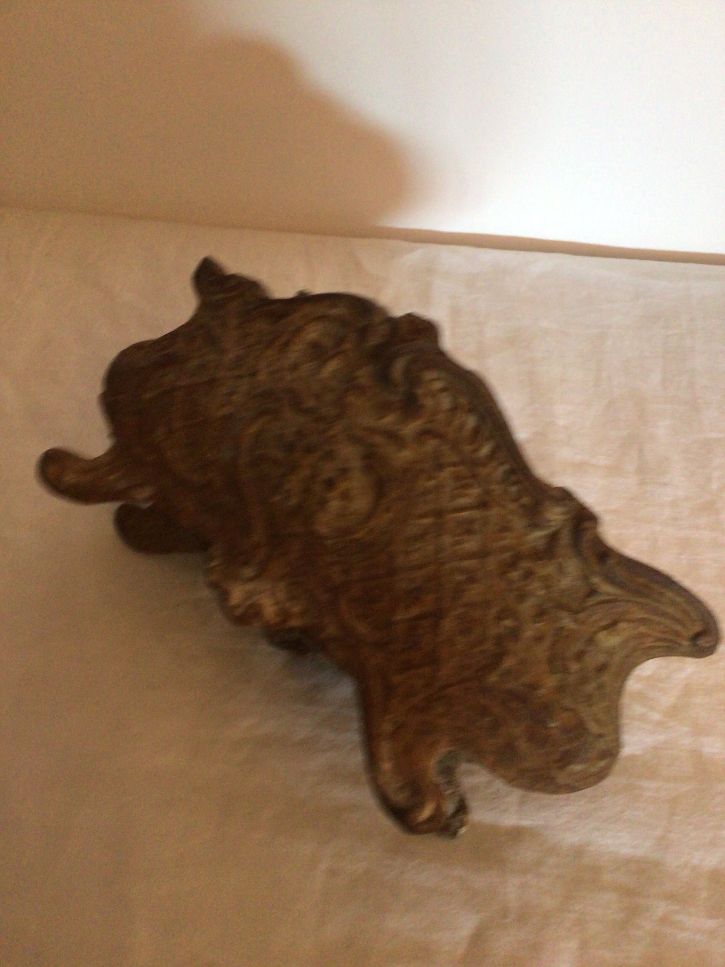 Old cast iron planter