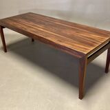 Scandinavian design rosewood coffee table 1950.