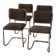 Chaises dans le goût de Marcel breuer