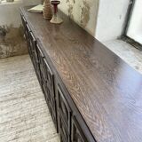 Brutalist sideboard attributed to De Coene, 1970s