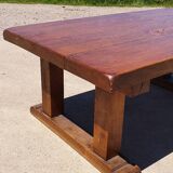 121 cm vintage solid wood rustic farmhouse coffee table