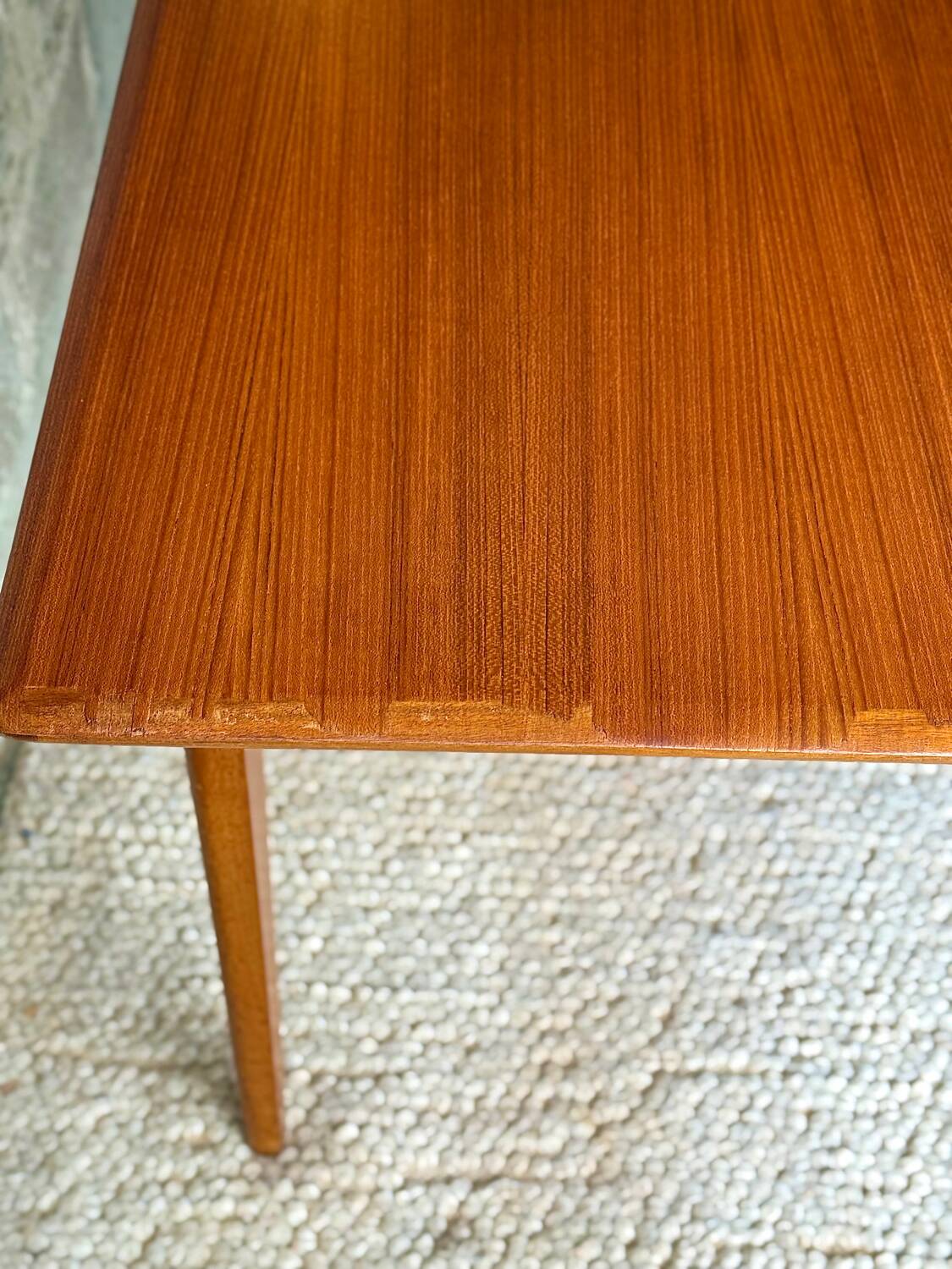 Scandinavian teak table with extensions, 1960s/70s.