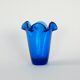 Cobalt glass vase, Danish design, 1970s, made in Denmark