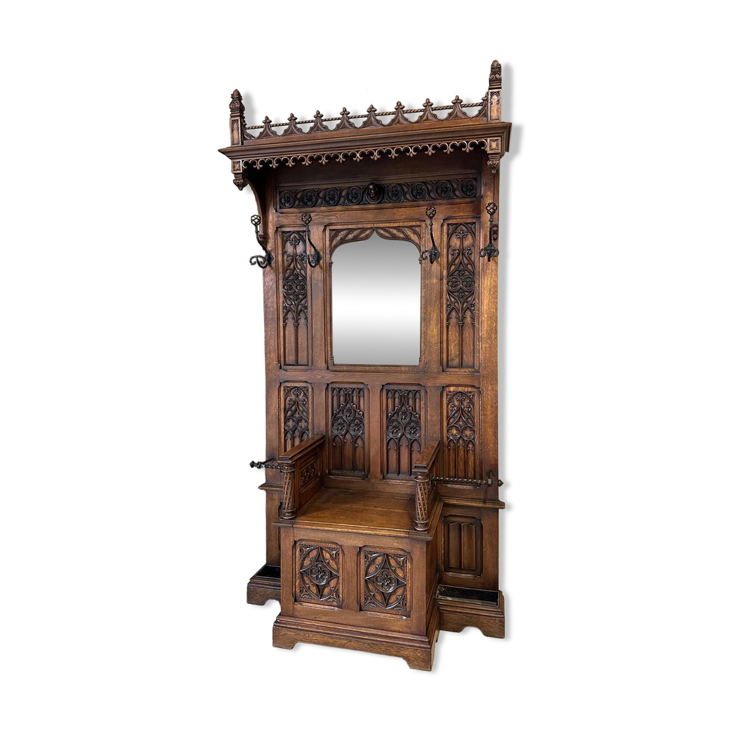 Neo-Gothic wardrobe from around 1900