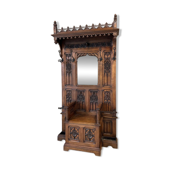 Neo-Gothic wardrobe from around 1900