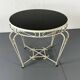 Side table in iron and glass in French Regency style, 1950s.