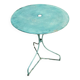 Table de jardin vintage verte