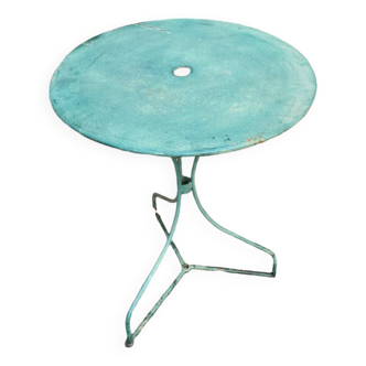 Vintage green garden table