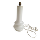 70s Design Lamp in White Opaline