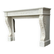 Louis XVI Fireplace In White Carrara Marble Circa 1880