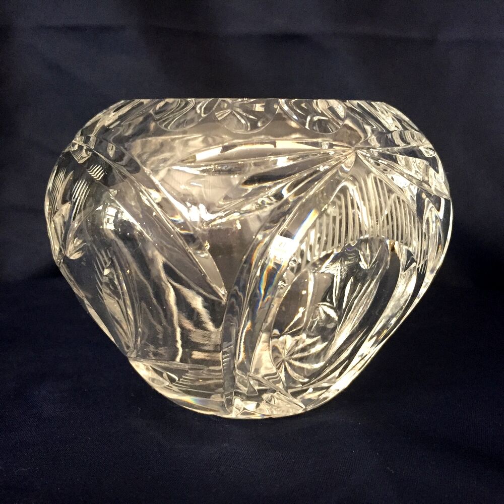 Small crystal vase cut pencil holder flowers of the fields decorative vase