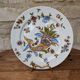 Very beautiful old plate decorated with a cornucopia, hand-painted, Limoges
