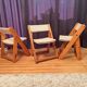 Set of three Kon-Tiki chairs designed by Gillis Lundgren, Ikea, Sweden, 197