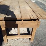 Table farm raw wood