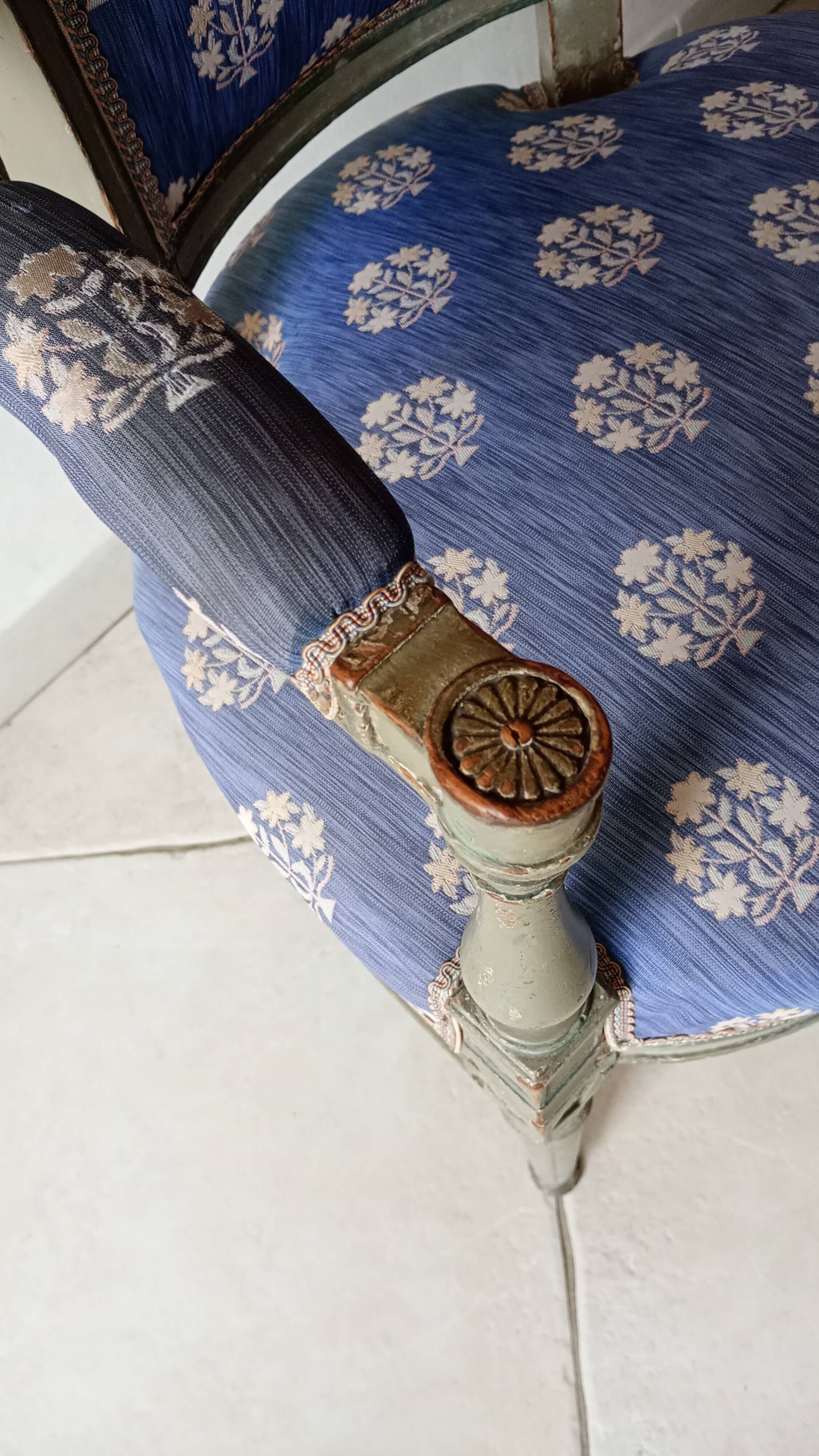 pair of Directoire armchairs