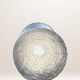 Set of six hammered metal goblets.