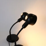 Pair of vintage adjustable bedside lamps, Veneta Lumi