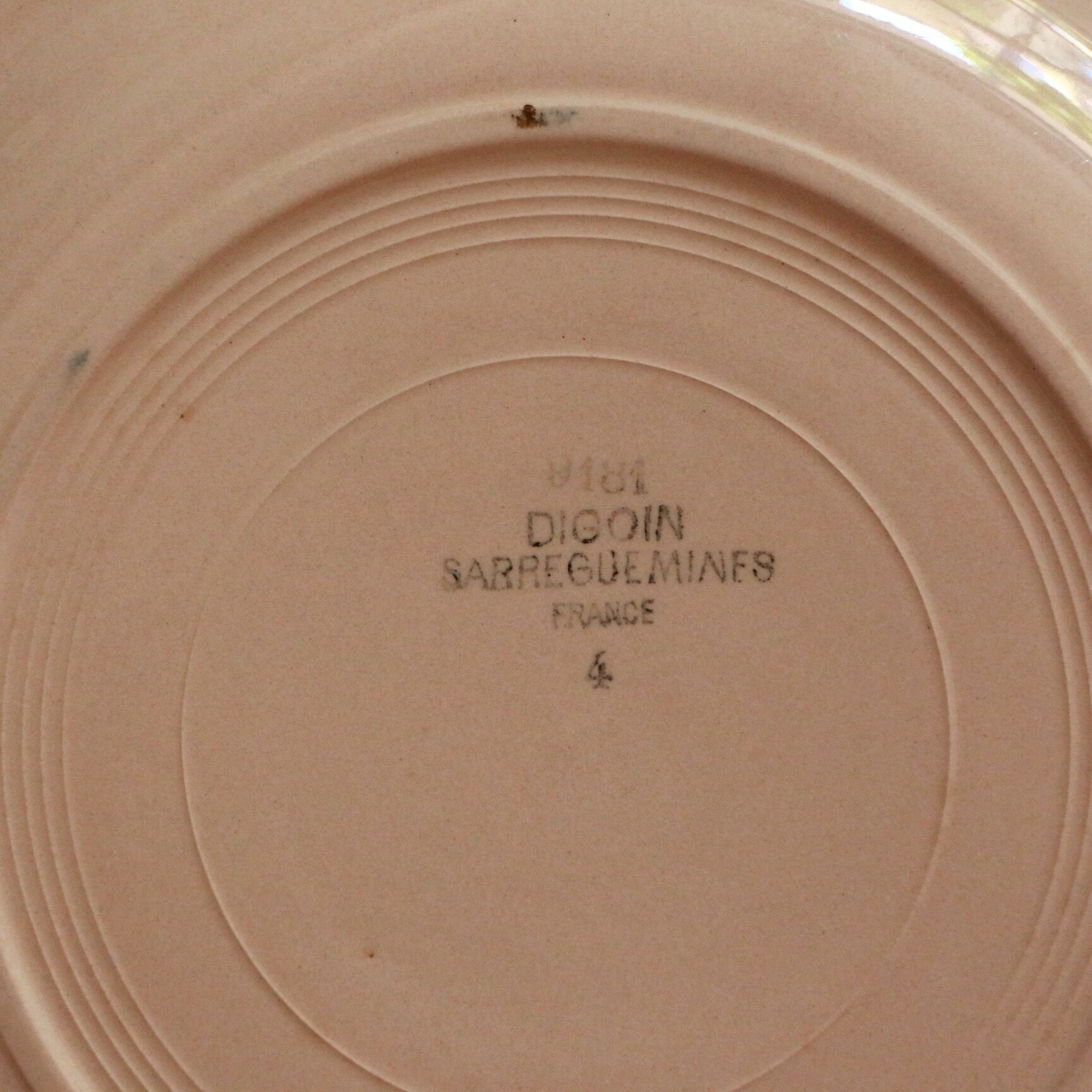 Assiettes plates DIgoin