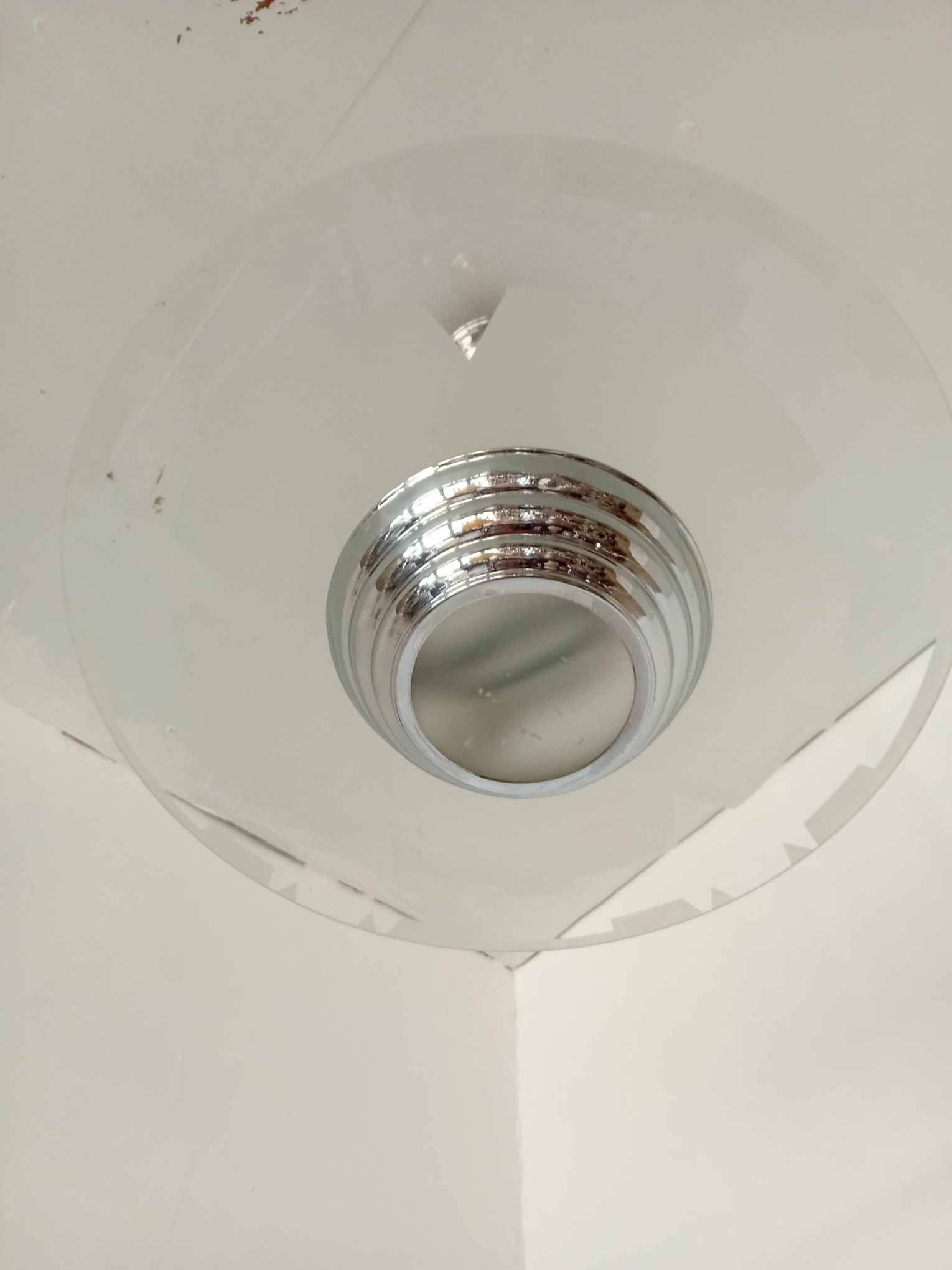 Art Deco slab chandelier